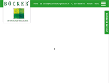 Tablet Screenshot of hausverwaltung-boecker.de